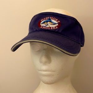 ✅ NWT OFFSHORE ANGLER Navy Visor Fishing Cap New